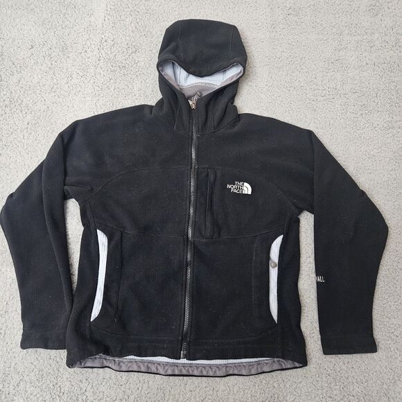 The North Face Jackets & Blazers - VTG North Face Women's Jacket Extra Small Black Fleece Hood Waffle Lining